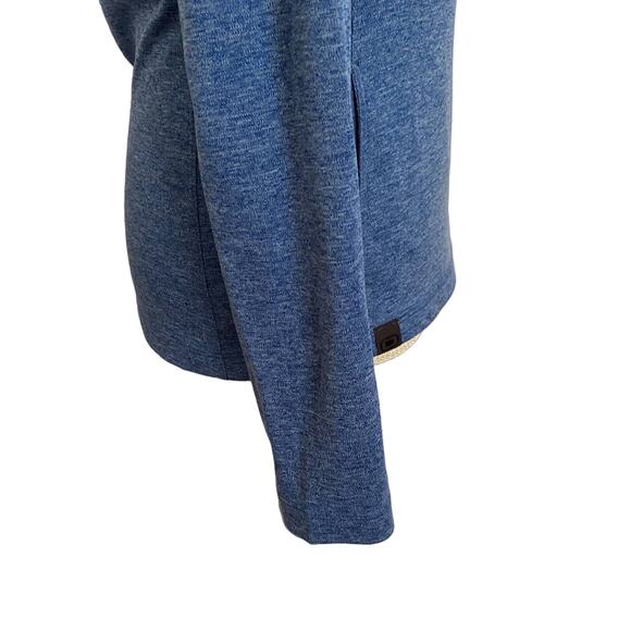 OGIO Womans Size XS Adobe Logo Heather Blue Full Zip Athleisure Long Sleeve Top - Picture 11 of 13